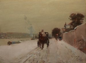 Along the Seine, Winter