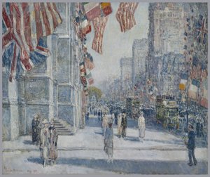 Early Morning on the Avenue in May 1917