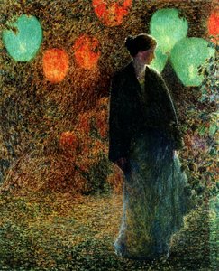 July Night by Childe Frederick Hassam