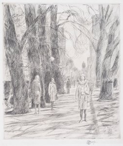 Lafayette Square, Washington by Childe Frederick Hassam