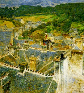 Rooftops, Pont-Aven, Brittany