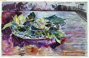 Tulips in a Bowl by Childe Frederick Hassam