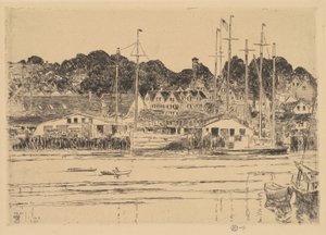 Inner Harbor, Gloucester by Childe Hassam