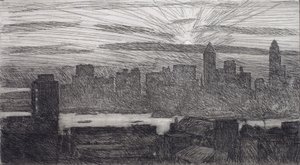 Manhattan by Childe Hassam
