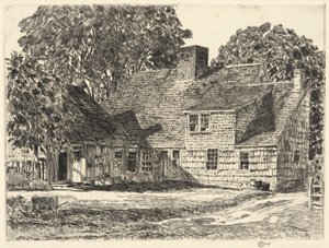 Old Dominy House, Easthampton by Childe Hassam