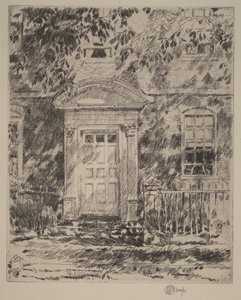 Portsmouth Doorway by Childe Hassam