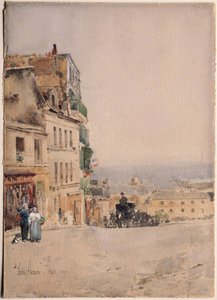 View in Montmartre, Paris
