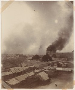 A Great Fire at the Main Gate of Peking