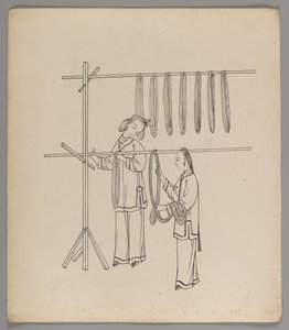 Album of separate leaves: Silk Cultivation and Production by Chinese School