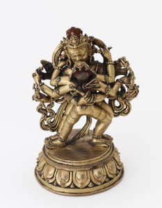 Four-armed Chakrasamvara Father-Mother, Late 17th to first half of the 18th century