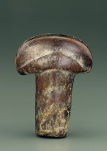 Object in form of oval rod surmounted by thick semicircular knob by Chinese School