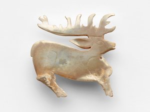 Pendant in the Form of a Stag by Chinese School