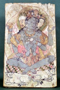 Shiva from Dandan-Uiliq, Khotan, c.500-527 BC
