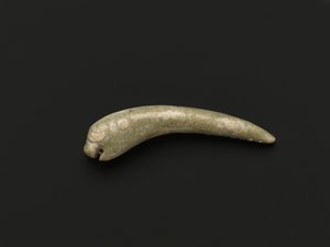 Burial Orifice Plug in Stylised Leaping Form