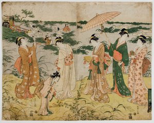 Firefly Hunting by Chobunsai Eishi