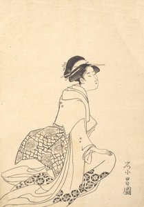 A Woman Kneeling