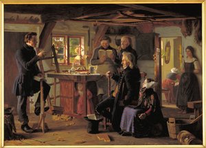 Mormons Visiting a Country Carpenter
