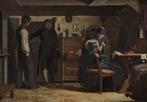 The Village Carpenter Bringing a Coffin for a Dead Child