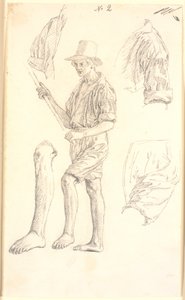A fisherman. And studies for the same