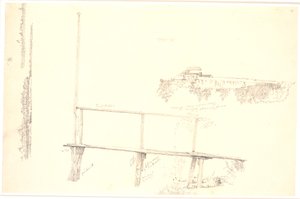 Pier and Detail of Sortedamssøen by Christen Købke
