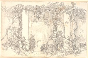 Study of a Pergola in Capri by Christen Købke