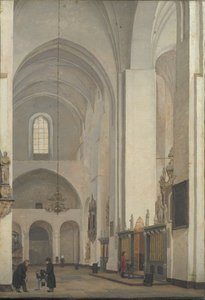 The Transept of Århus Cathedral by Christen Købke