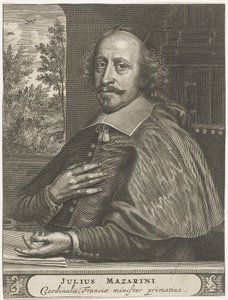Portrait of Cardinal Mazarin, 1660s-1670s by Christiaan Hagen