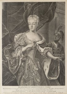 Portrait of Princess Charlotte of Brunswick-Wolfenbüttel, wife of Tsarevich Alexei Petrovich, 1694-1715