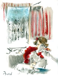 Claudine a Paris by Willy and Colette Willy, published in 1946 by Christian Bérard