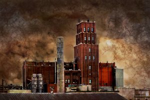 Gritty Industrial Landscape by Christian Bibeau