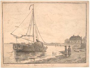 The Beach at Nordby on Fanø by Christian Blache