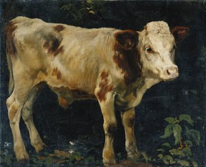 A Bull Calf by Christian Eriksen Skredsvig