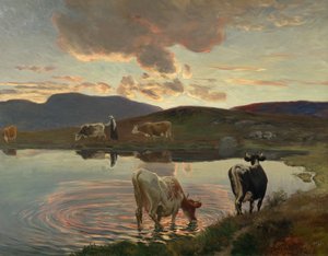 After sunset by Christian Eriksen Skredsvig