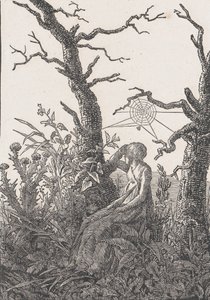 Seated Woman with a Spider