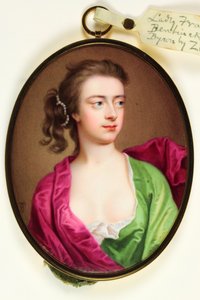 Lady Frances Wilhelmina Bentinck, Lady Byron by Christian Friedrich Zincke
