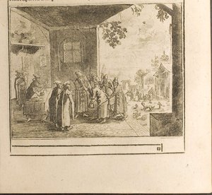 Court Oath Ceremony Illustration from Travels to the Great Duke of Muscovy and the King of Persia