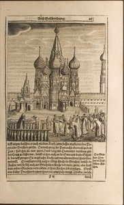 Moscow Illustration from Travels to the Great Duke of Muscovy and the King of Persia by Adam Olea