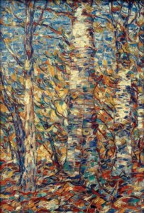 Birch Forest by Christian Rohlfs