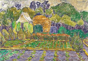 Garden in Soest by Christian Rohlfs