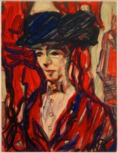 Portrait of a Woman with Hat