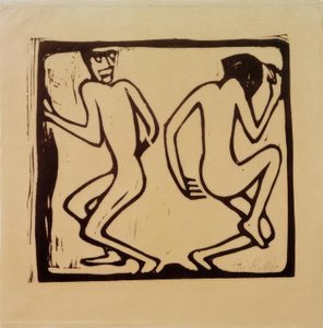 Two Dancers by Christian Rohlfs