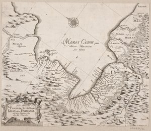 Map of the Caspian Sea by Christian Rothgiesser