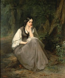 Evangeline by Christian Schussele