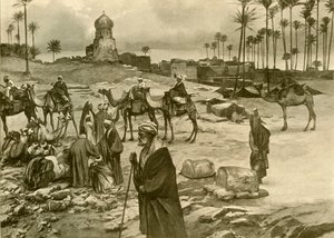 Caravan at Mit-Rahine, 1898