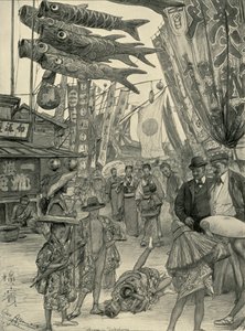 Street scene, Yokohama, Japan, 1898