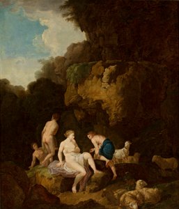 Nymphs in a Rocky Grotto by Christian Wilhelm Ernst Dietrich