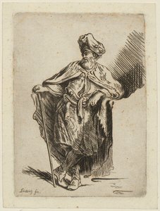 Standing Oriental Woman by Christian Wilhelm Ernst Dietrich