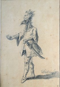The wild man (Caricature)