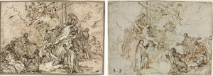 The Deposition (recto and verso) by Christian Wink
