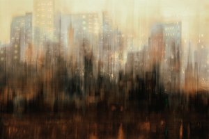 Blurred City Glow by Christina Sillen